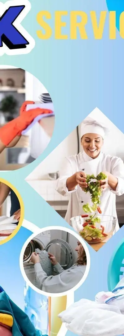 Femme de ménage et cuisine africain et marocaine