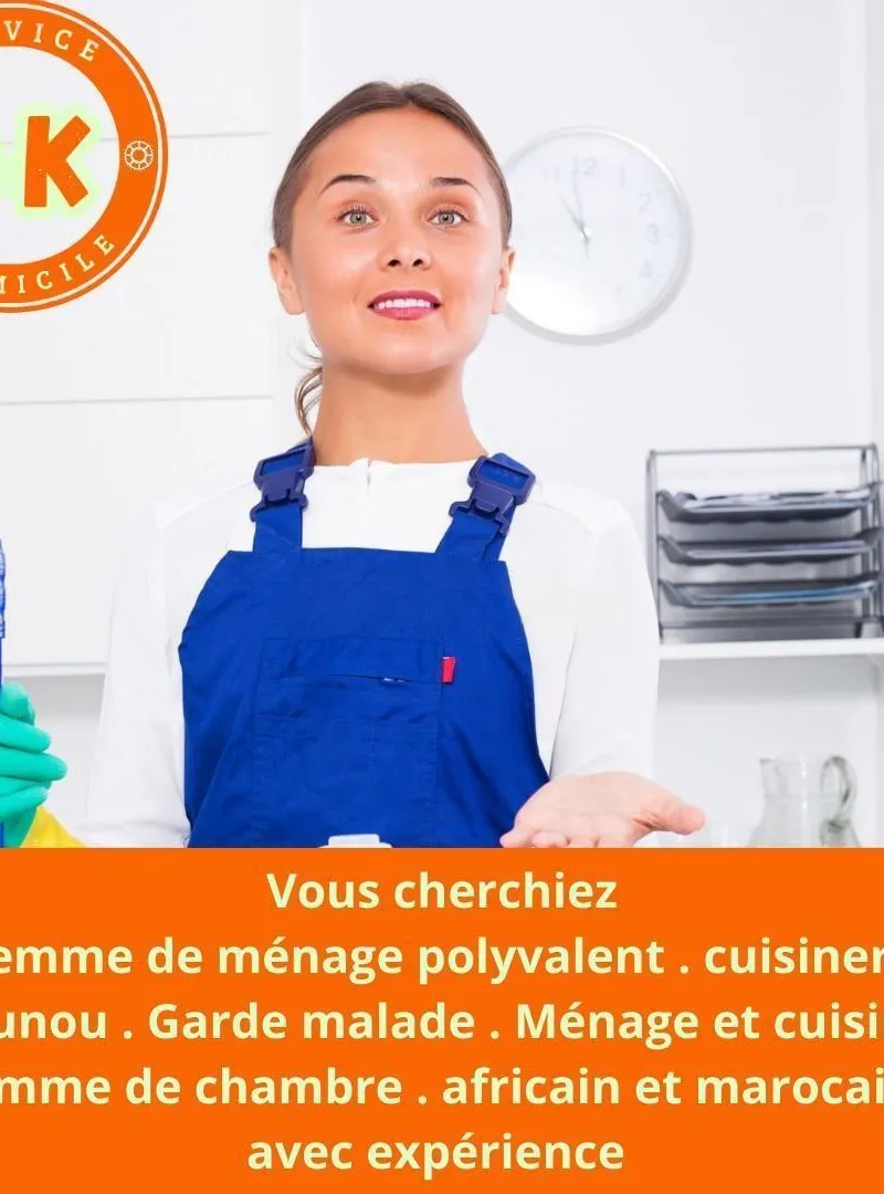 Ménage et cuisine polyvalente