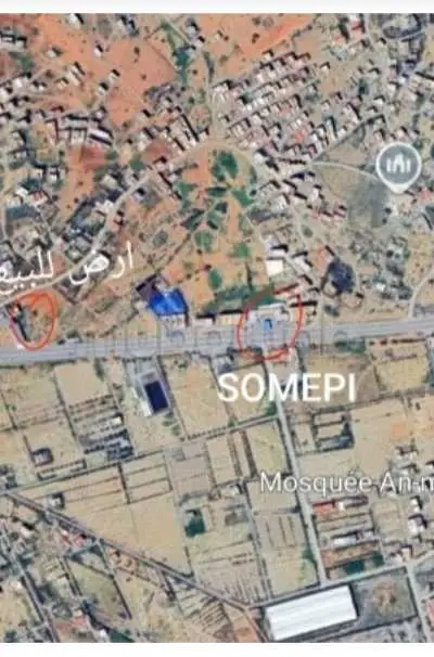 Terrain 162m2 BOUSSLAMA