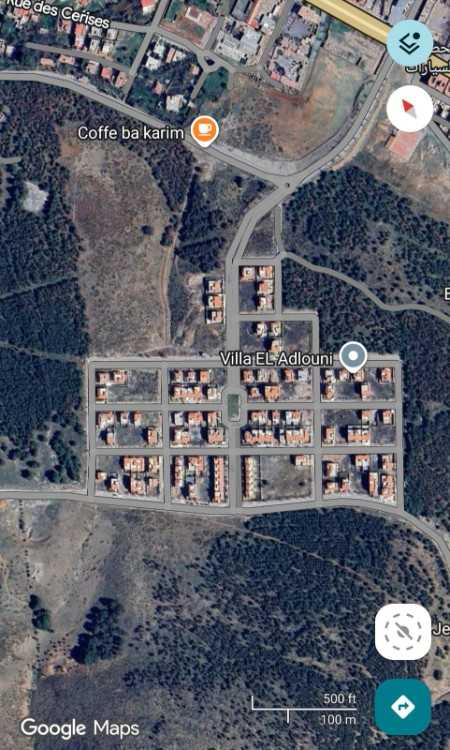 Lot de terrain villa 561m² – 3 façades. – Sefrou