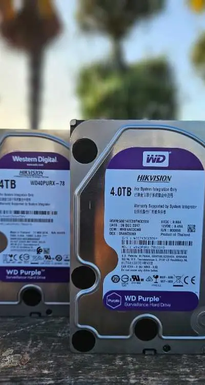 Disques Durs WD Purple 4TB - Surveillance