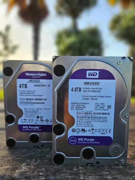 Disques Durs WD Purple 4TB - Surveillance