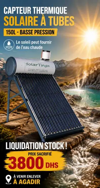 Chauffe-eau Solaire 150 litres & 200 litres