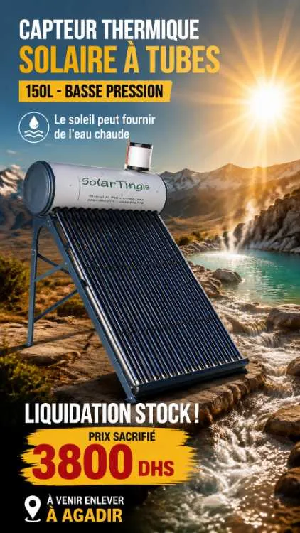 Chauffe-eau Solaire 150 litres & 200 litres