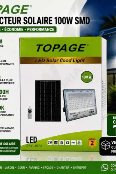 Projecteur Solaire 100W