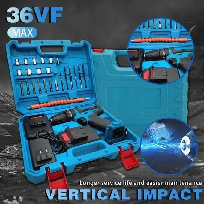 Perceuse Visseuse 36V مثقاب ومفك avec 2 Batteries