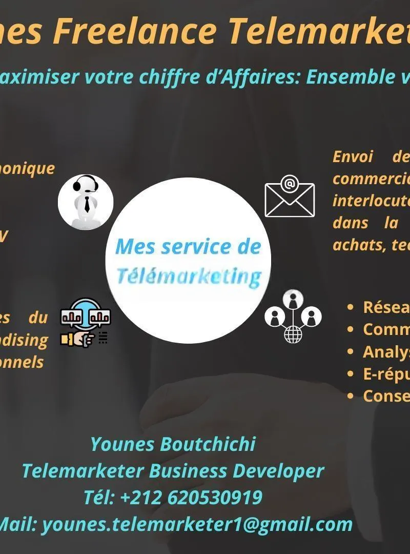 Commercial Business Téléprospector B2B