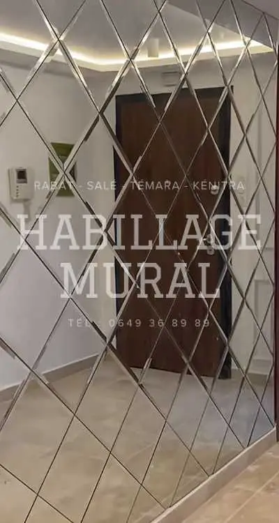 Habillage Mural en Miroir Design | Sur Mesure