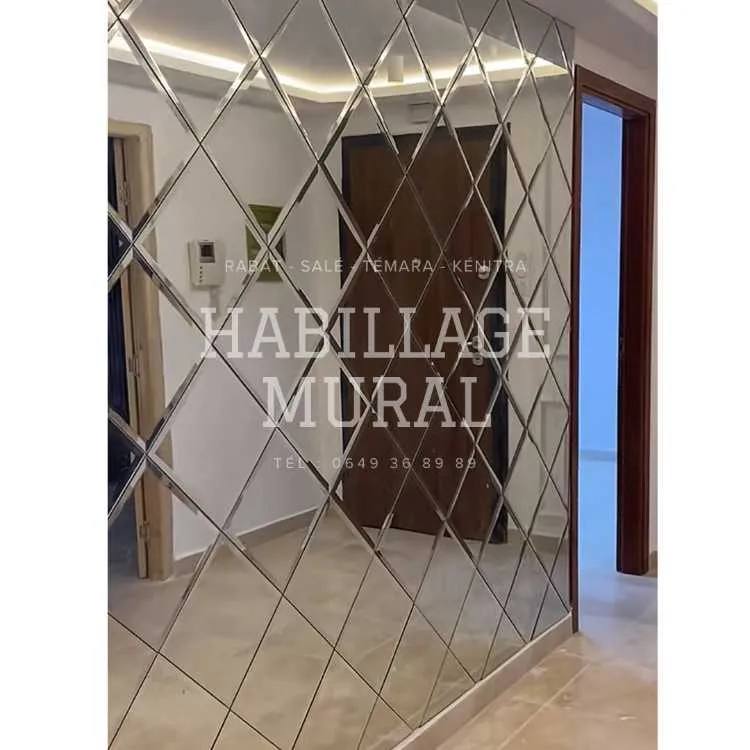 Habillage Mural en Miroir Design | Sur Mesure