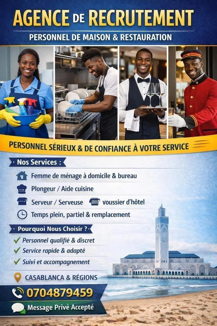 Agence de Recrutement – Casablanca