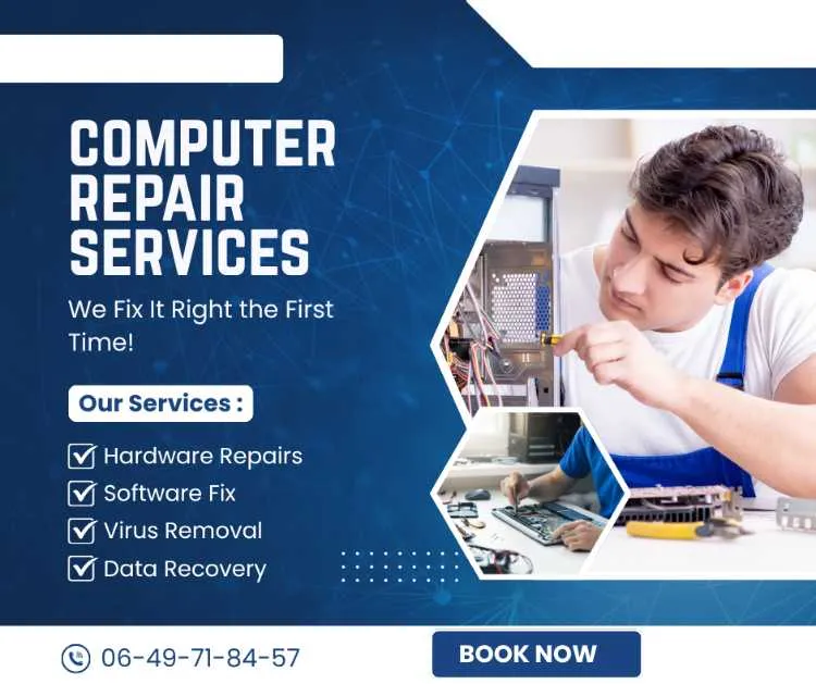 إصالح الحواسيب والطابعات والشبكات (الخدمة فيمنز%