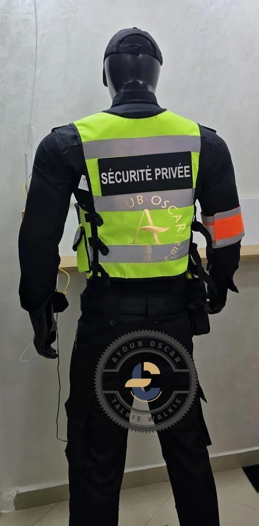 Nouveaux vêtements pour la sécurité privée et les gardes
