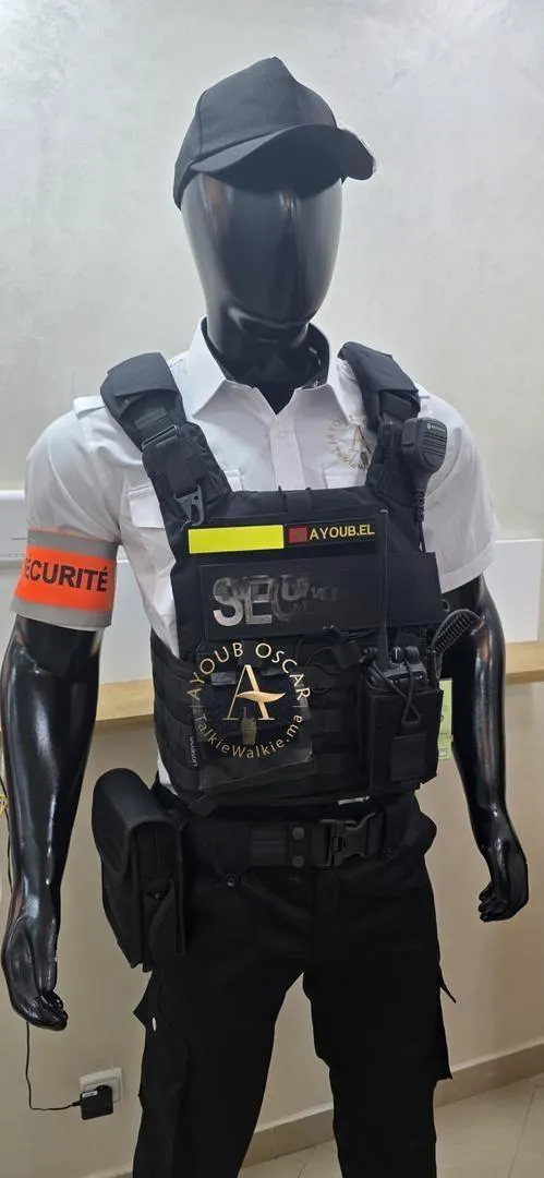 Vêtements de sécurité privée et de gardiennage