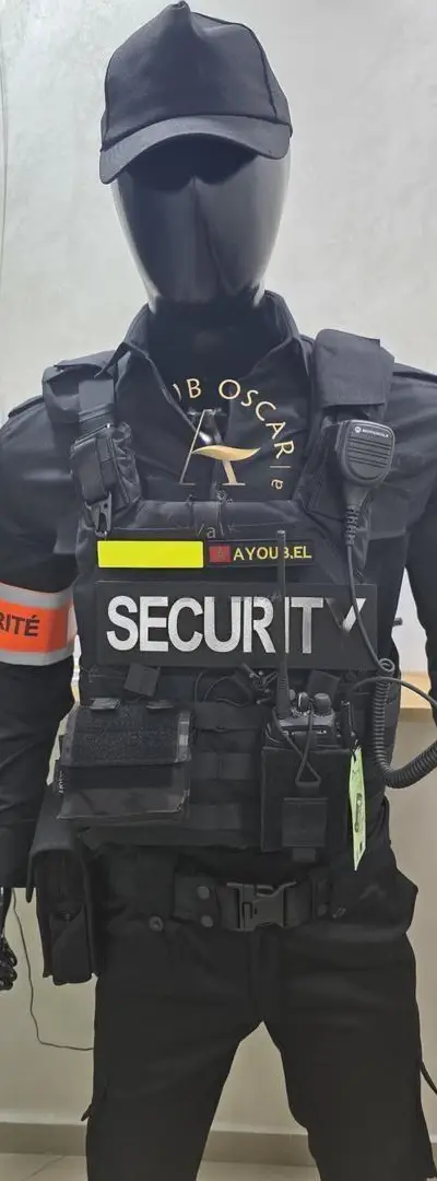 Vêtements de sécurité privée pour la garde