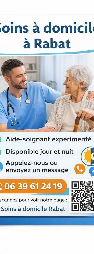 Service de soins à domicile à Rabat