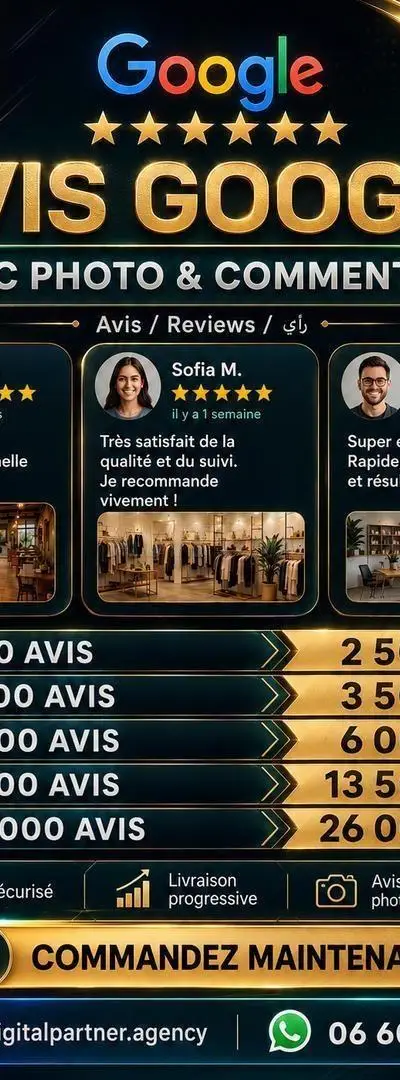 Avis Google et référencement local à Marrakech