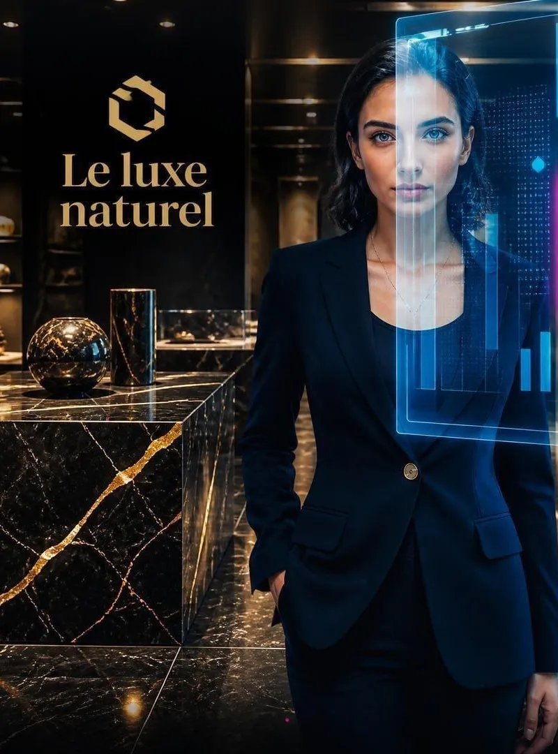 Comptoir en marbre noir sur mesure à Salé