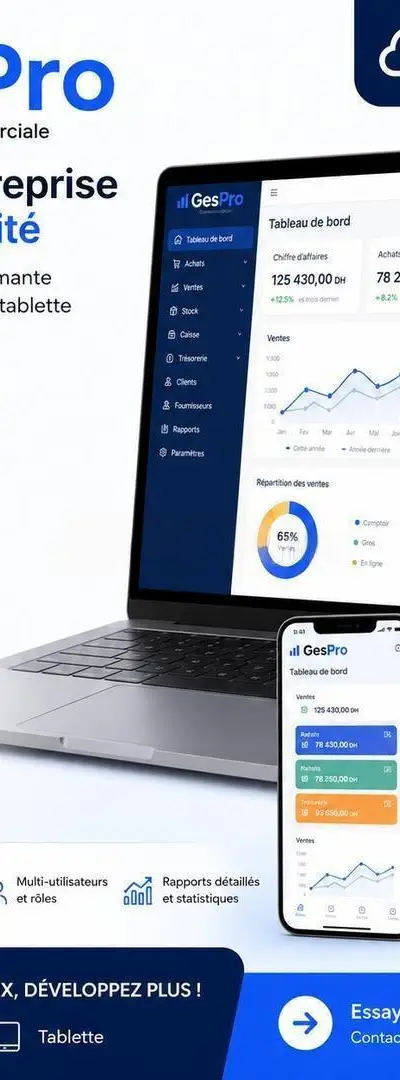 Le logiciel de gestion commerciale  en ligne