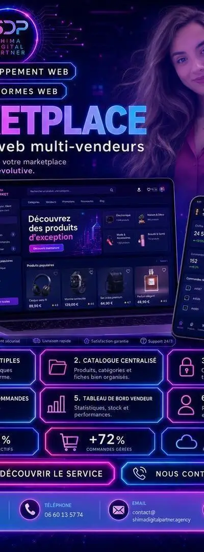 Création marketplace multi-vendeurs