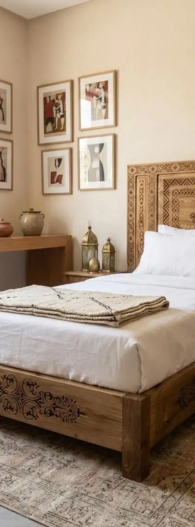 Tête de lit avec Sommier Sculpté Sur Mesure