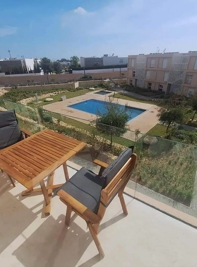 Appartement Paradise Palms Vue sur Piscine Taghazout Bay
