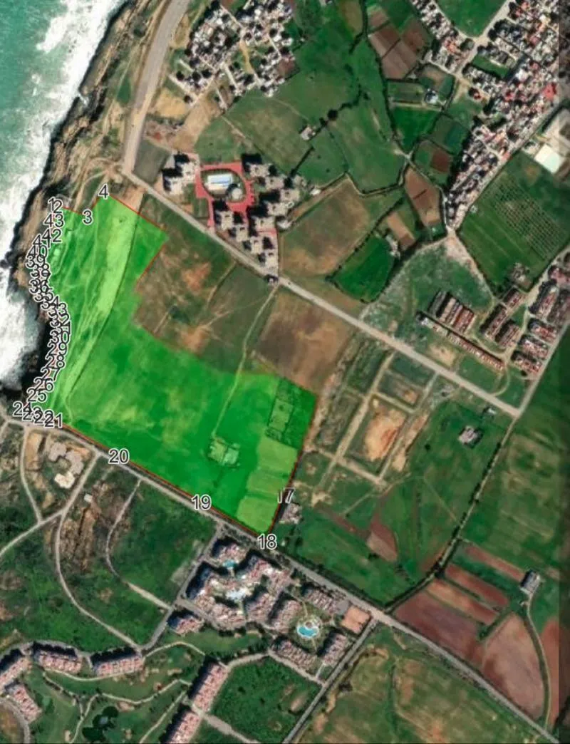 Terrain 13ha Touristique Vue Mer Asilah