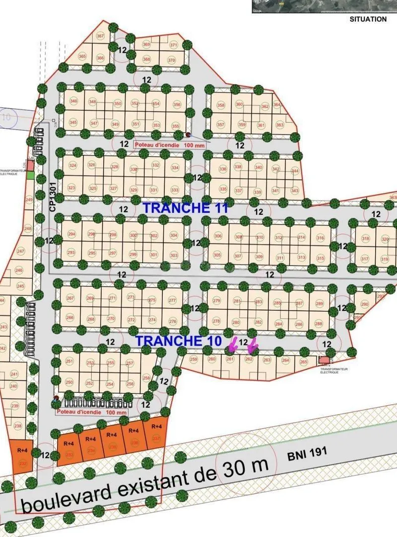 Nouvelle subdivision Al Fath Kassabarata, subdivision livrée pour construire