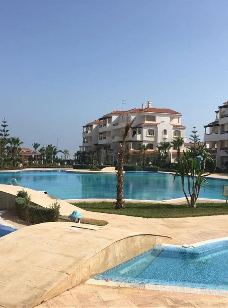 APT REZ DE JARDIN à LOUER GARDEN1 BEACH SidiRahal