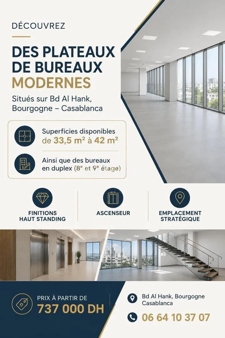 Plateaux de bureaux à vendre à Bourgogne