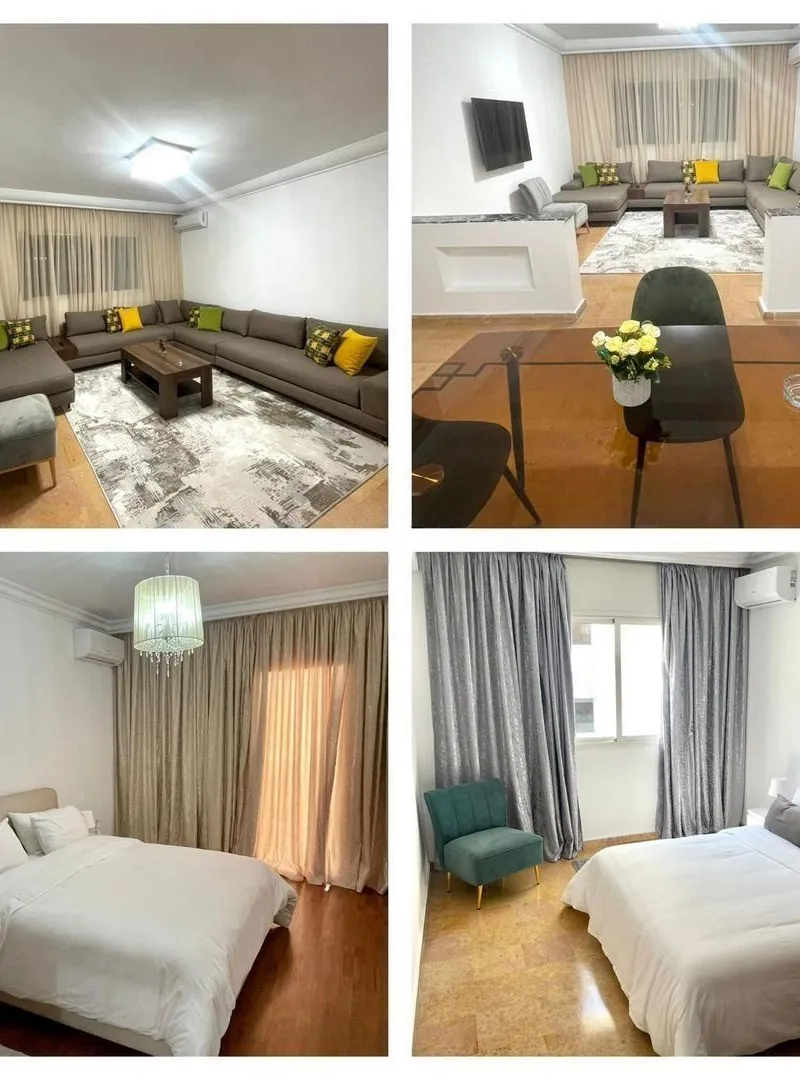 2 chambres à louer par jour Rabat AGDAL
