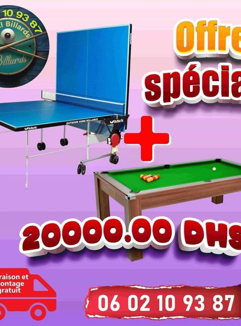 Offre spéciale Billard Et Ping pong