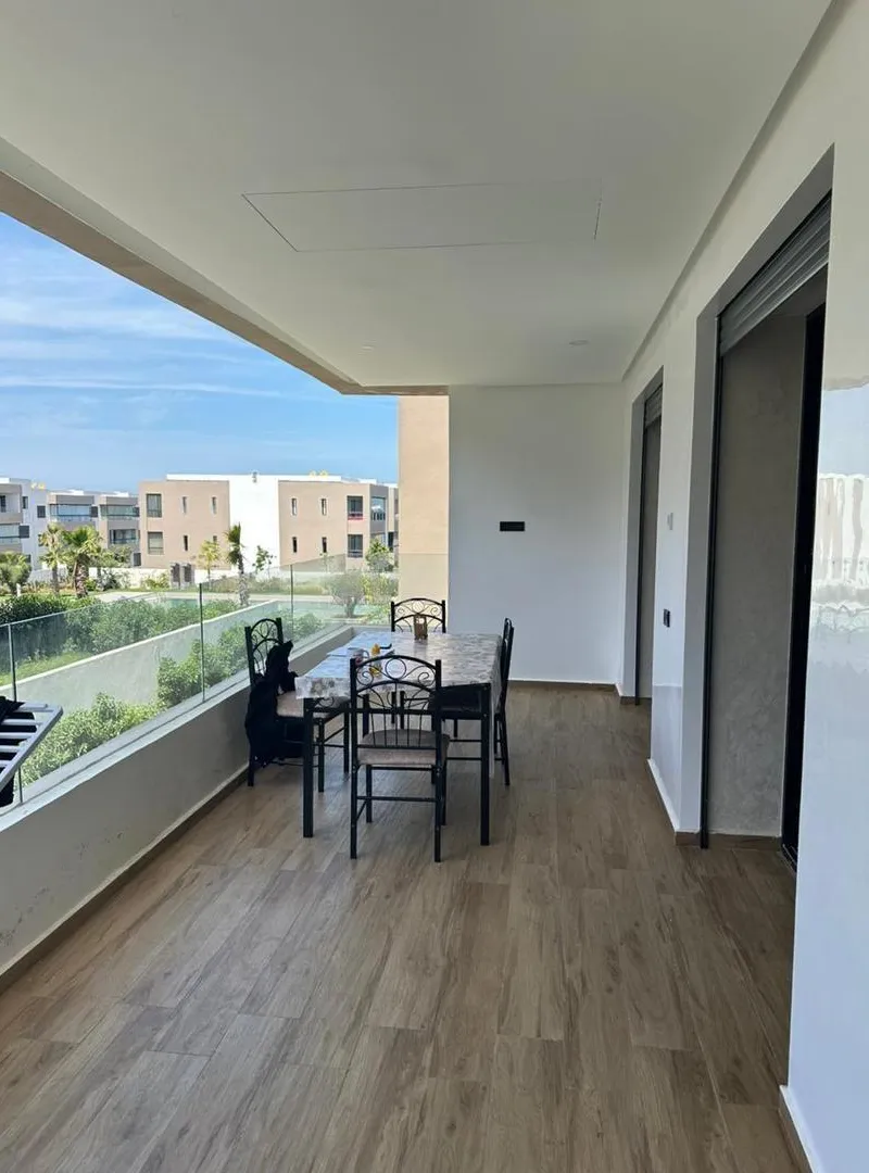 Sublime Appartement meublé à Dar Bouazza avec piscine