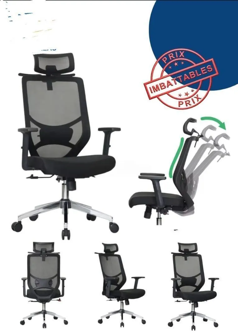 Chaise de bureau OPérateur avec accoudoirs