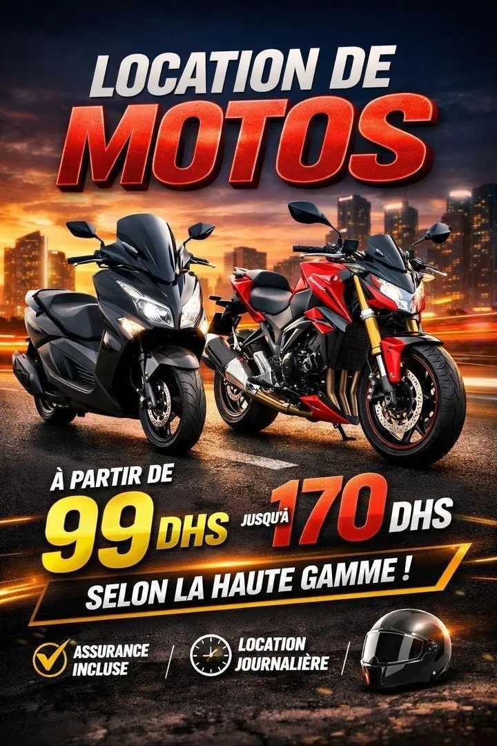 Location de motos au Maroc