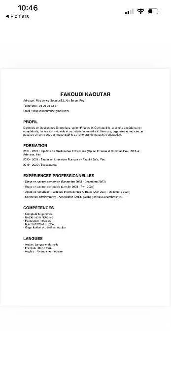 Demande d’emploi