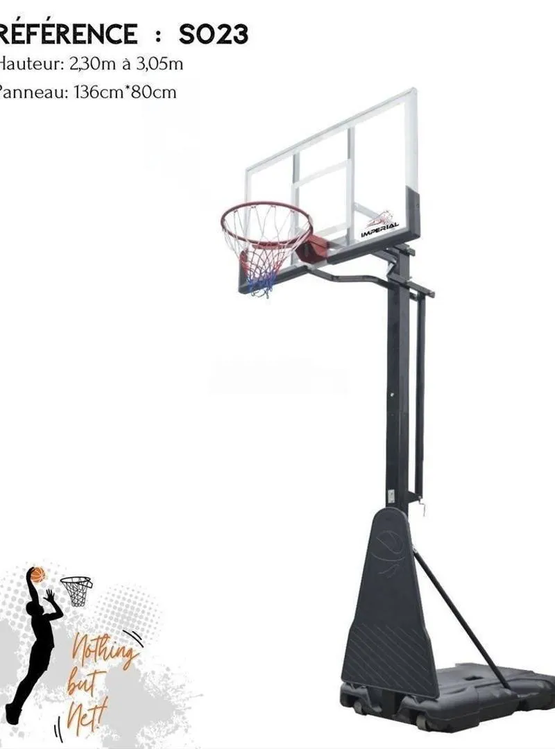 Pack panier basket avec filet et ballon molten