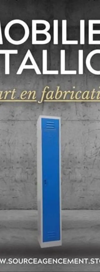 Mobilier métallique / vestiaire / casier