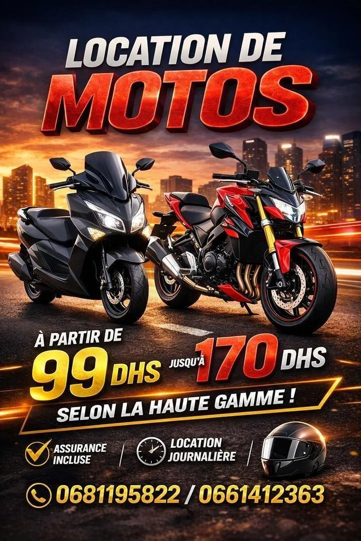 Location scooter Tanger Maroc