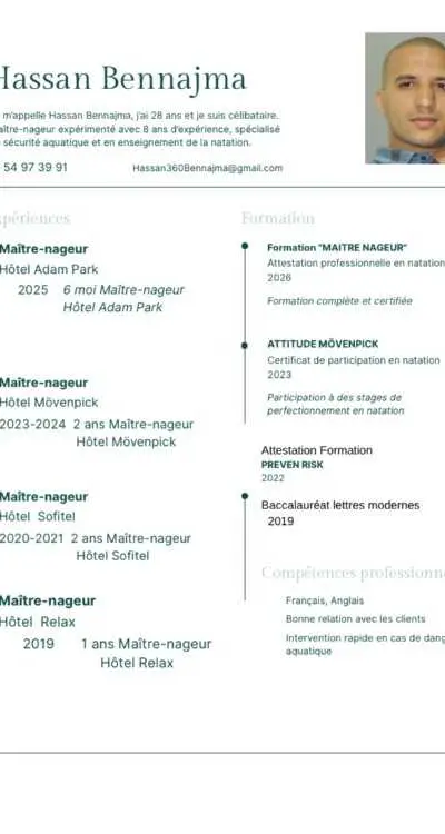 Maître nageur