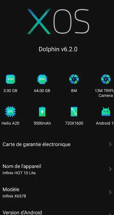 Infinix Hot 10 lite