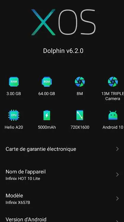 Infinix Hot 10 lite