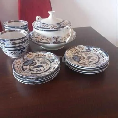 SERVICE 8 BOLS / SOUS BOLS SOUPIERE TAOUS PUR BLEU