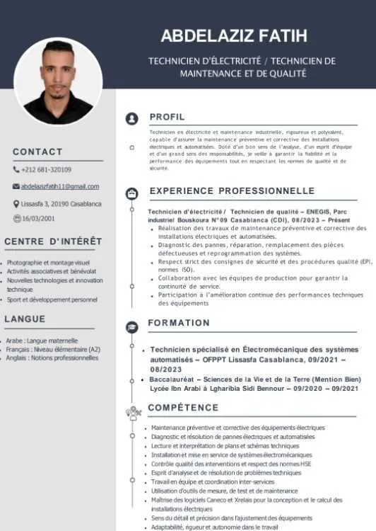 Technicien maintenance/chef Qualité