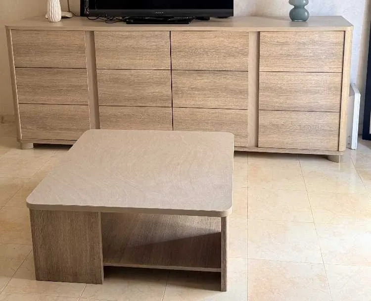 Buffet et table basse