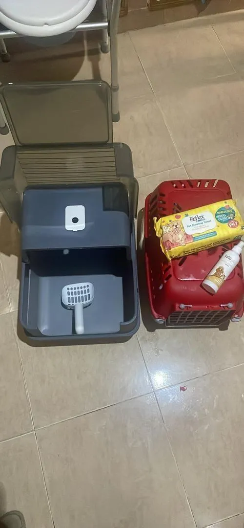 Litière et cage chat lingettes et spray