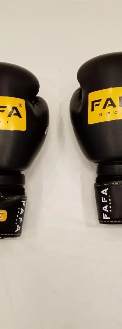 Pack gants de kick boxing et protège-tibias