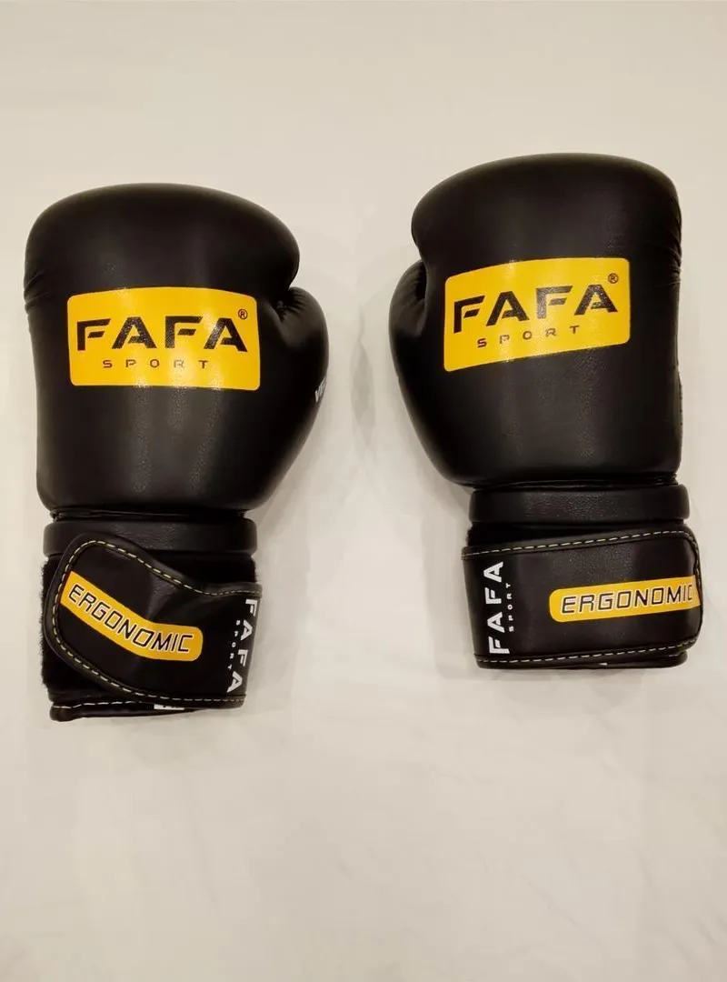 Pack gants de kick boxing et protège-tibias