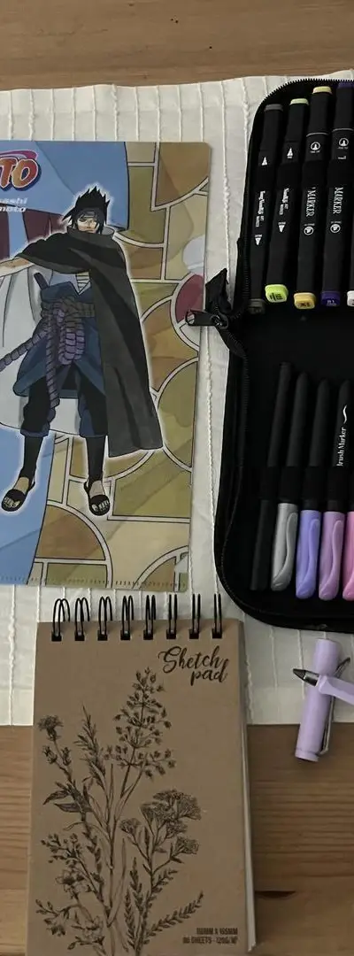 Pack dessin feutre crayon cahier et pochette