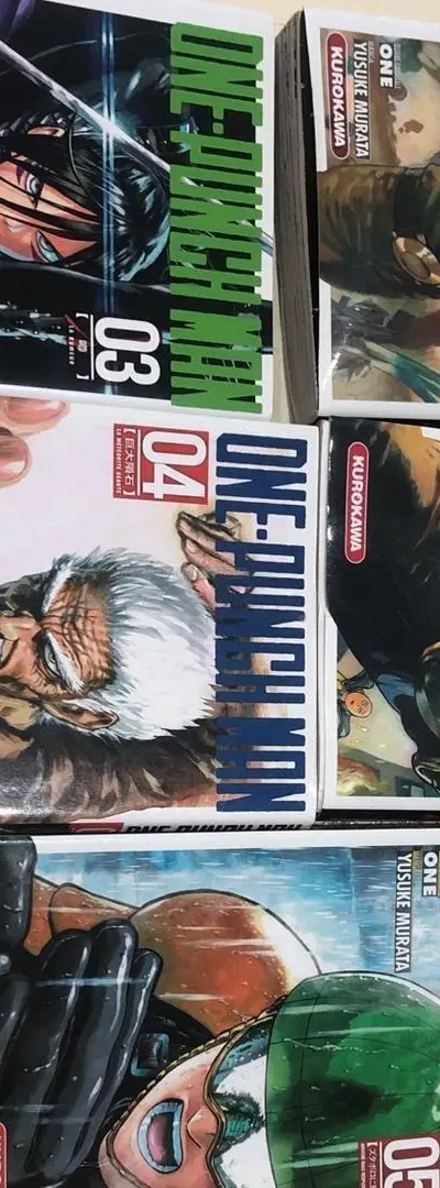 Manga One Punch Man tomes 1-2-3-4-5 (bon)