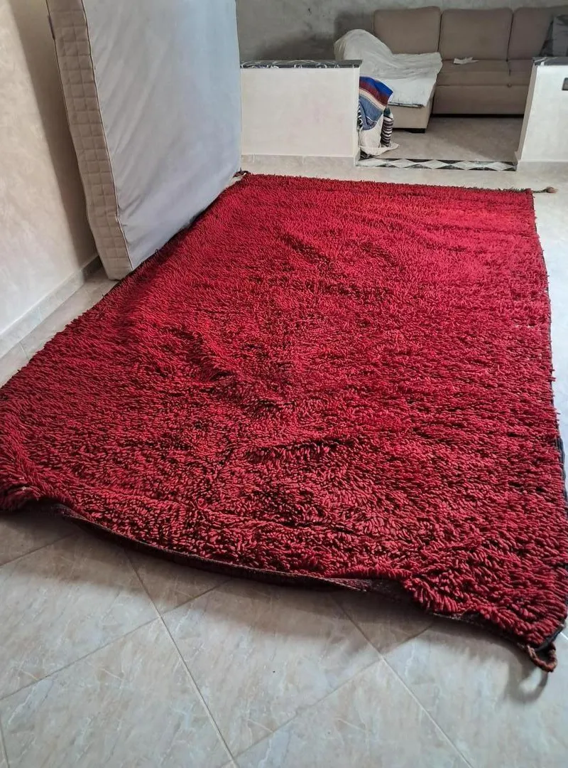 Tapis fait main.